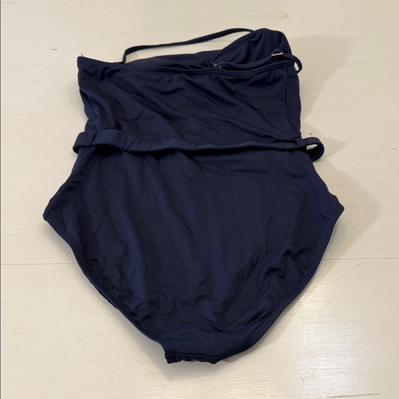 Michael Michael Kors Women's Embellished One-Shoulder One-Piece Size 12 - Picture 6 of 8